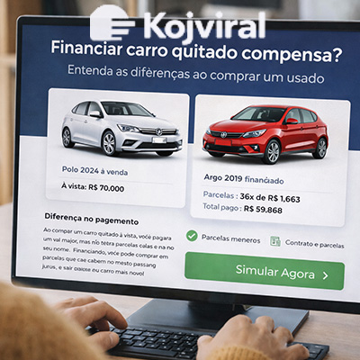 Financiar carro quitado compensa? Entenda as diferenças entre financiar um carro usado já quitado e um zero km