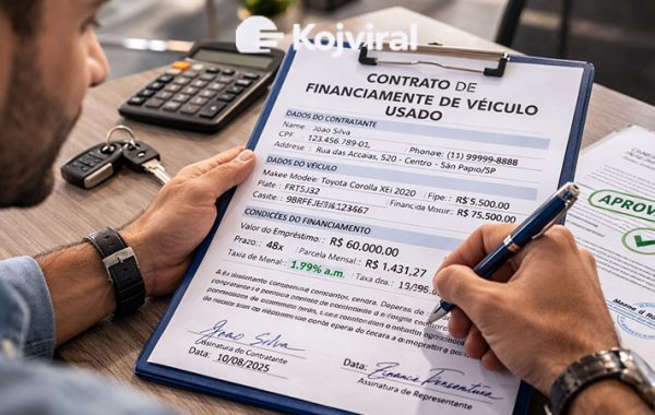Entenda as diferenças entre financiamento de carro usado e novo e saiba como participar de consórcio mesmo com restrição no nome