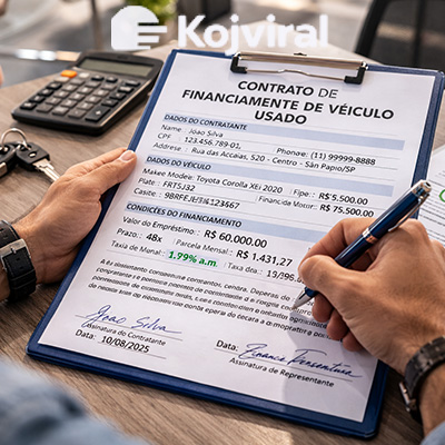 Entenda as diferenças entre financiamento de carro usado e novo e saiba como participar de consórcio mesmo com restrição no nome