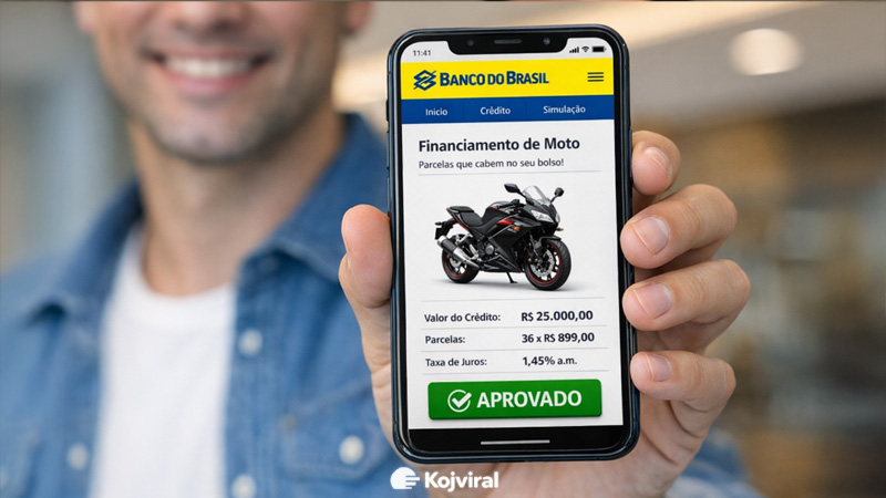 Financiar moto pelo Banco do Brasil em 2026: guia completo com taxas, etapas, requisitos e análise real do custo