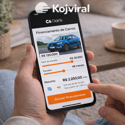 Veja como funciona ofinanciamento de carro C6 Bank e compare taxas, prazos e aprovação na prática. financiamento de carro C6 Bank