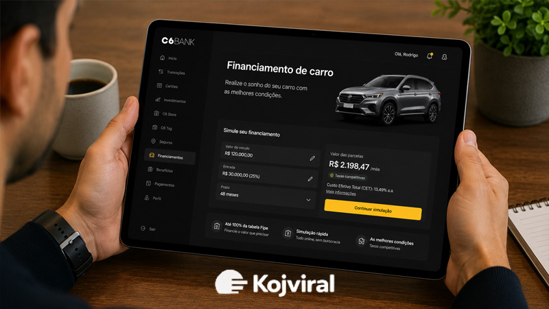 financiamento carro C6 Bank