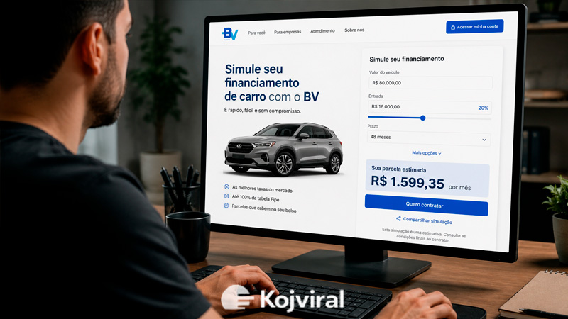 simulador de financiamento carros BV