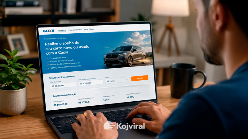 Comprar carro financiado pela Caixa